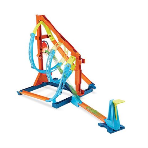 Hot Wheels Track Builder Unlimited Spiral Dönüşlü Pist HDX79