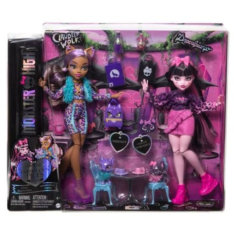 Monster High Ürpertastik Dostlar Bebekleri 2 li Paket HNP96