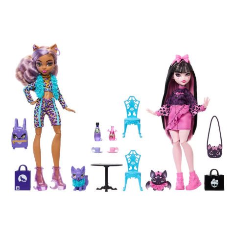 Monster High Ürpertastik Dostlar Bebekleri 2 li Paket HNP96