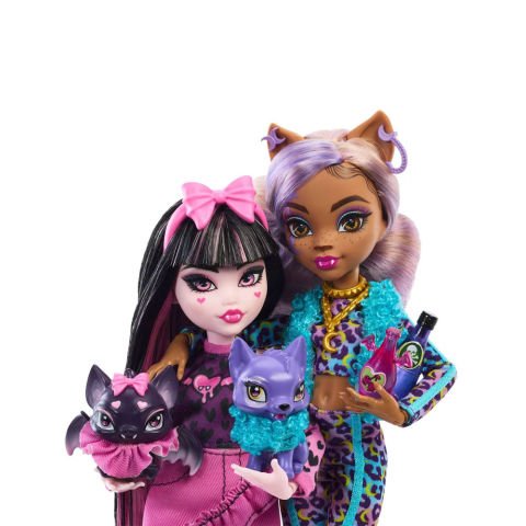 Monster High Ürpertastik Dostlar Bebekleri 2 li Paket HNP96