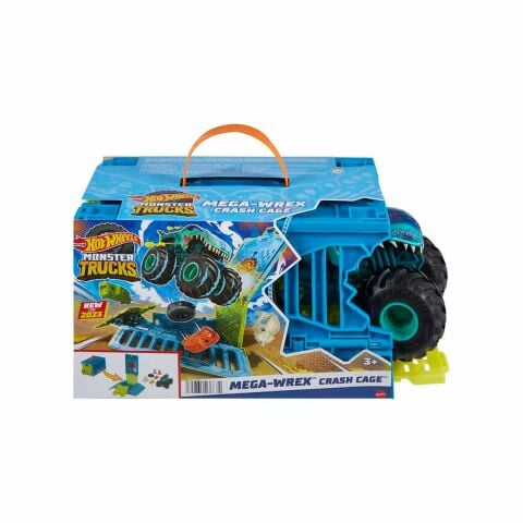 Hot Wheels Monster Trucks 1:24 Mega Wrex'in Çarpışma Kafesi HNC29