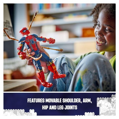 LEGO Super Heroes Marvel Iron Örümcek Adam Yapım Figürü 76298