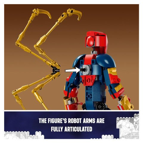 LEGO Super Heroes Marvel Iron Örümcek Adam Yapım Figürü 76298