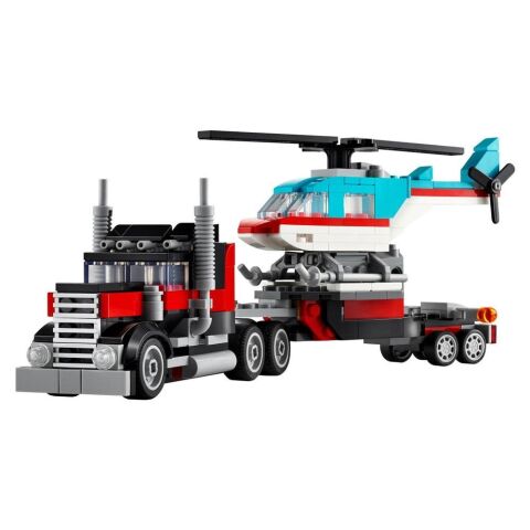 LEGO Creator Helikopterli Açık Kasa Kamyon 31146
