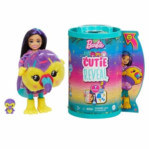 Barbie Cutie Reveal Bebekler Chelsea Tropikal Orman Serisi Kuş HKR12- HKR16