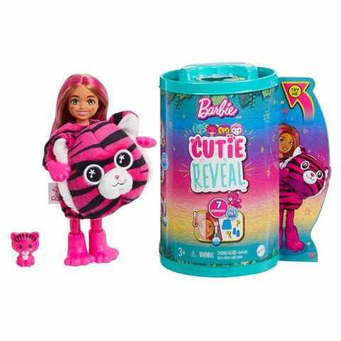 Barbie Cutie Reveal Bebekler Chelsea Tropikal Orman Serisi Kaplan HKR12-HKR15