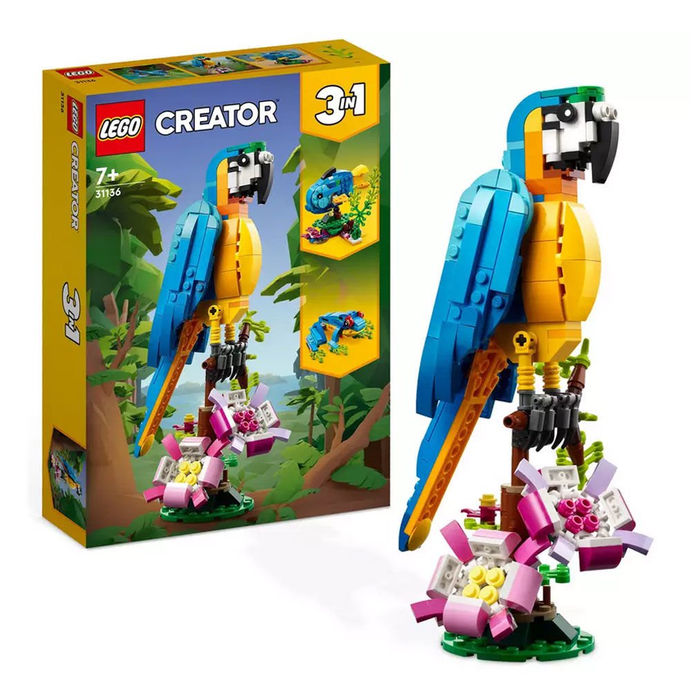 LEGO Creator Egzotik Papağan 31136