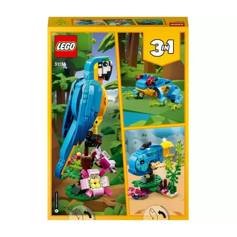 LEGO Creator Egzotik Papağan 31136