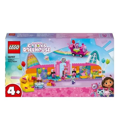 LEGO Gabby s Dollhouse Gabby nin Parti Odası Oyun Seti 10797