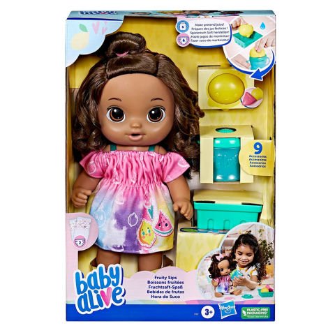 Baby Alive Bebeğimle Eğlenceli Yudumlar Esmer F7357