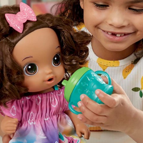 Baby Alive Bebeğimle Eğlenceli Yudumlar Esmer F7357