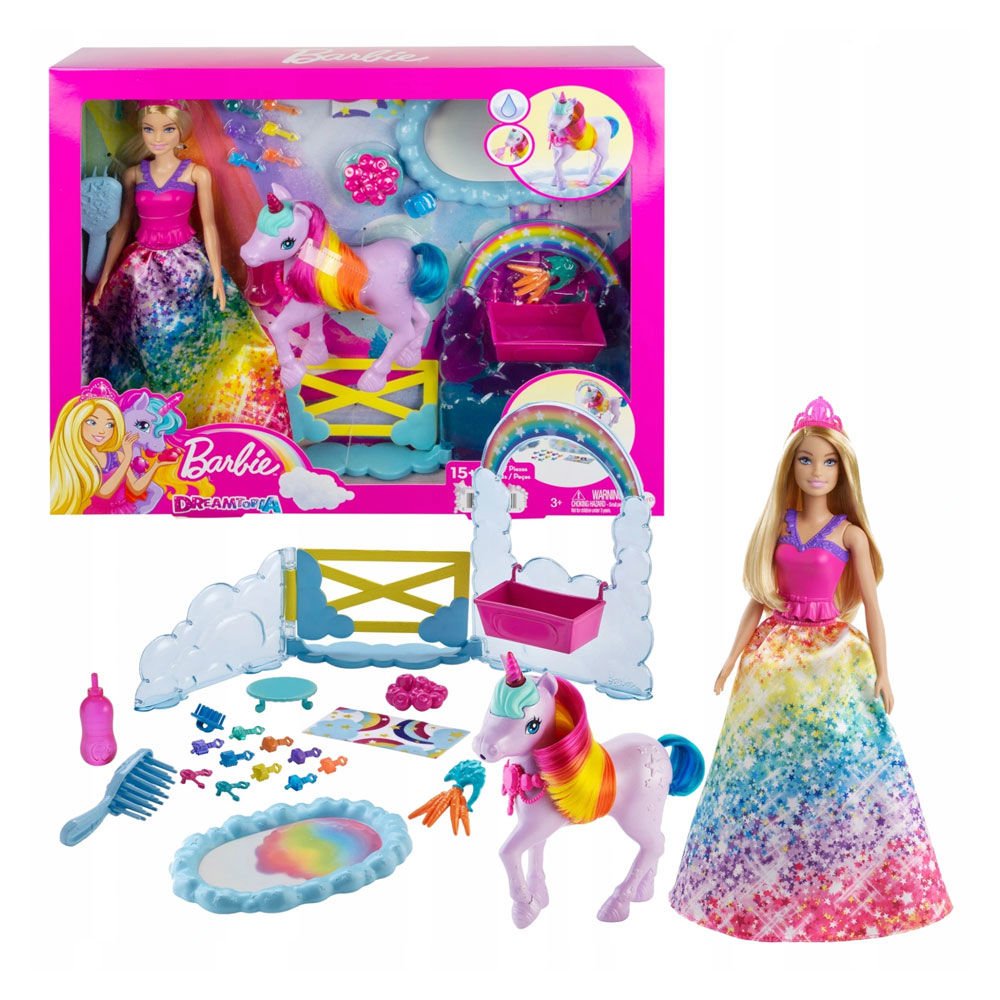 Barbie Dreamtopia Bebek ve Tek Boynuzlu At GTG01