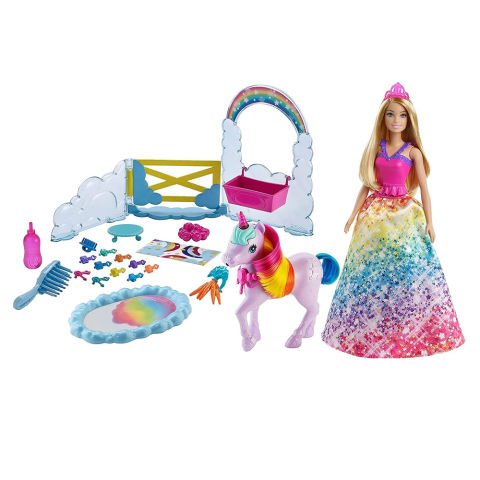 Barbie Dreamtopia Bebek ve Tek Boynuzlu At GTG01