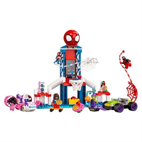LEGO Marvel Spidey ve İnanılmaz Arkadaşları Örümcek Adam Ağ Merkezi 10784