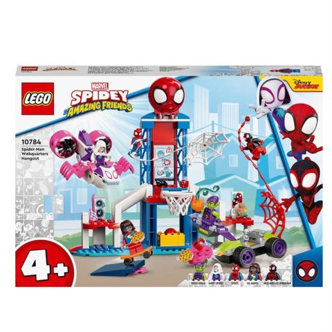 LEGO Marvel Spidey ve İnanılmaz Arkadaşları Örümcek Adam Ağ Merkezi 10784