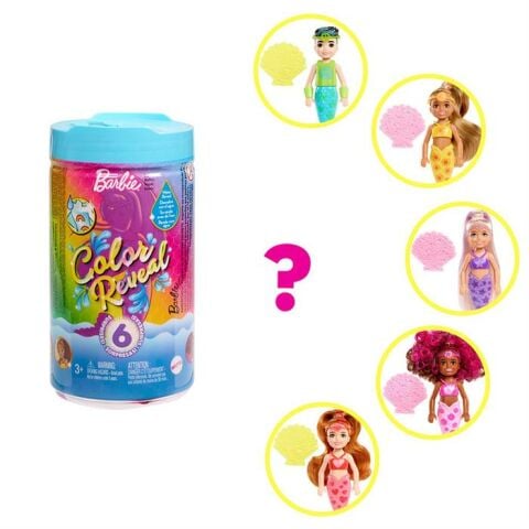 Barbie Color Reveal Renk Değiştiren Chelsea Gökkuşağı HDN75