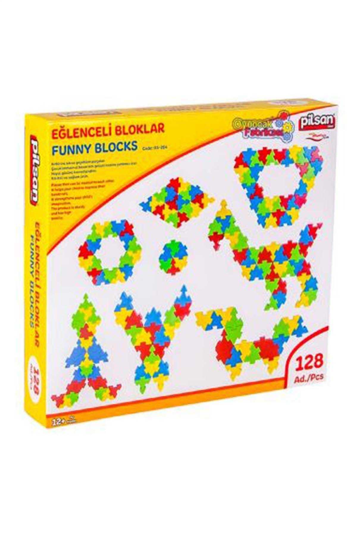 Pilsan Eğlenceli Bloklar (128 Parça)
