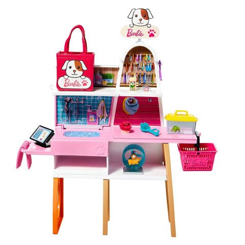Barbie ve Evcil Hayvan Dükkanı Oyun Seti GRG90