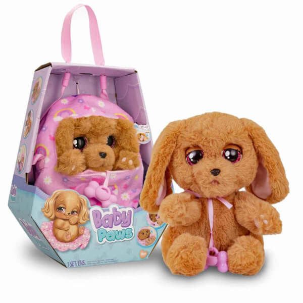 Baby Paws Sesli Yavru Köpek Peluş 20 cm BAW00000 - Cooker Pembe Çanta
