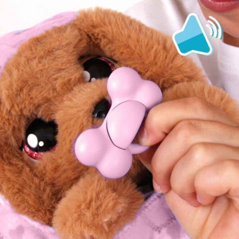 Baby Paws Sesli Yavru Köpek Peluş 20 cm BAW00000 - Cooker Pembe Çanta
