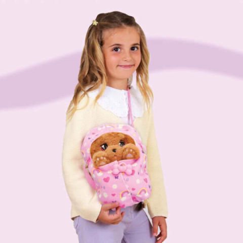 Baby Paws Sesli Yavru Köpek Peluş 20 cm BAW00000 - Cooker Pembe Çanta