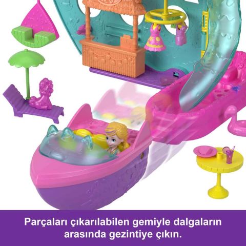 Polly Pocket Unıcorn Dream Cruıse Oyun Seti HWP26