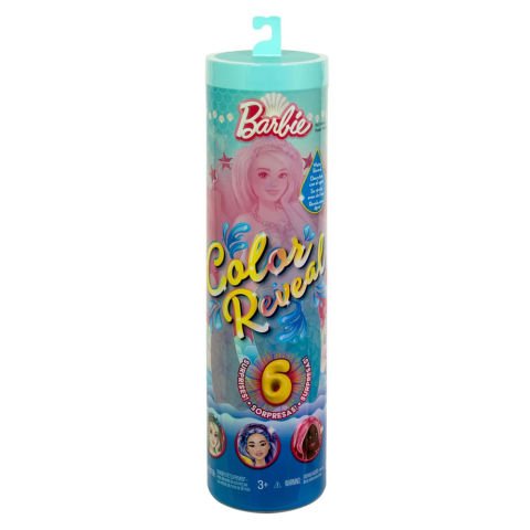 Barbie Color Reveal Renk Değiştiren Sürpriz Barbie Denizkızı Serisi HRK12