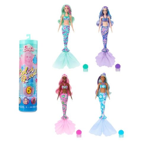 Barbie Color Reveal Renk Değiştiren Sürpriz Barbie Denizkızı Serisi HRK12