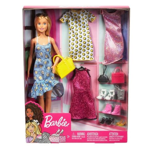 Barbie ve Kıyafet Kombinleri Oyun Seti GDJ40