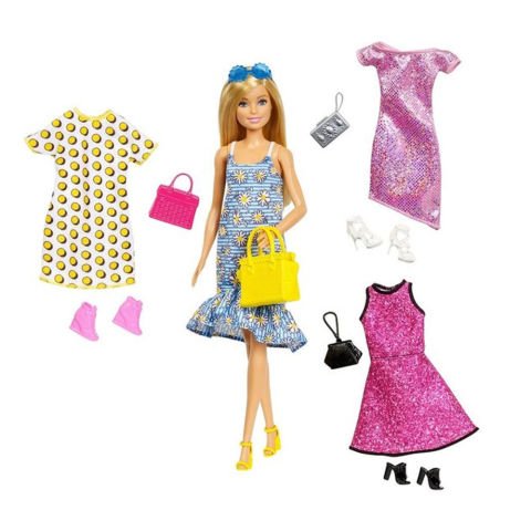 Barbie ve Kıyafet Kombinleri Oyun Seti GDJ40